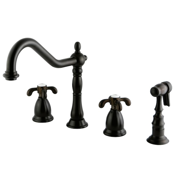 KS1795TXBS Widespread Kitchen Faucet, Oil Rubbed Bronze